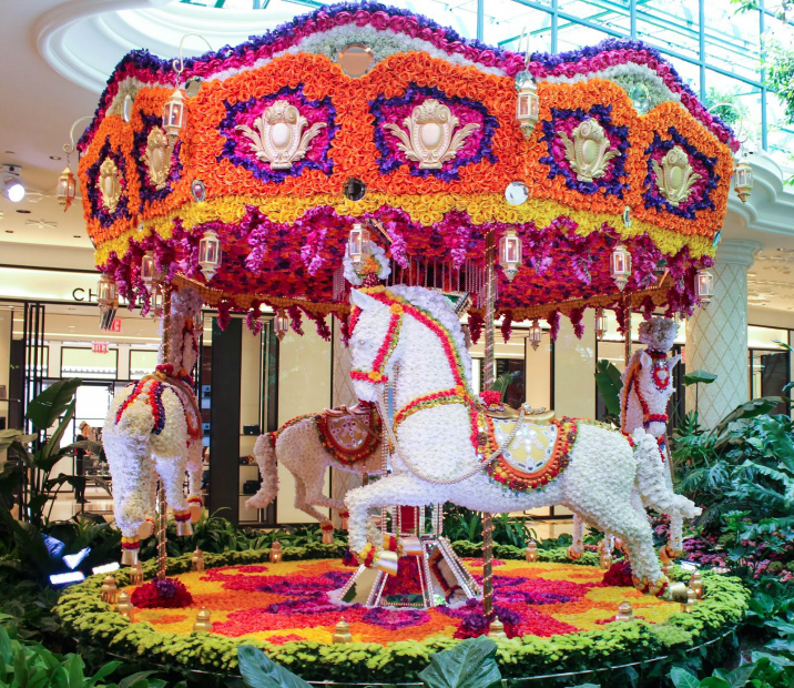 Wynn Las Vegas Floral Carousel 