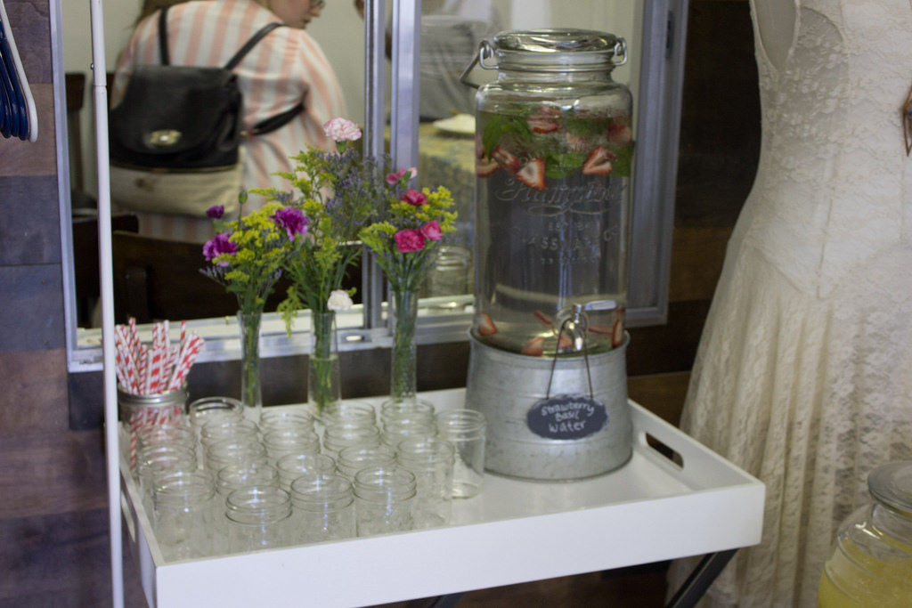 Table Set Up for Drinks at Parties