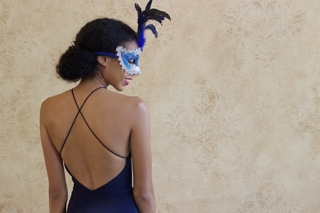 Thrifted Halloween Costume - Masquerade Ball 