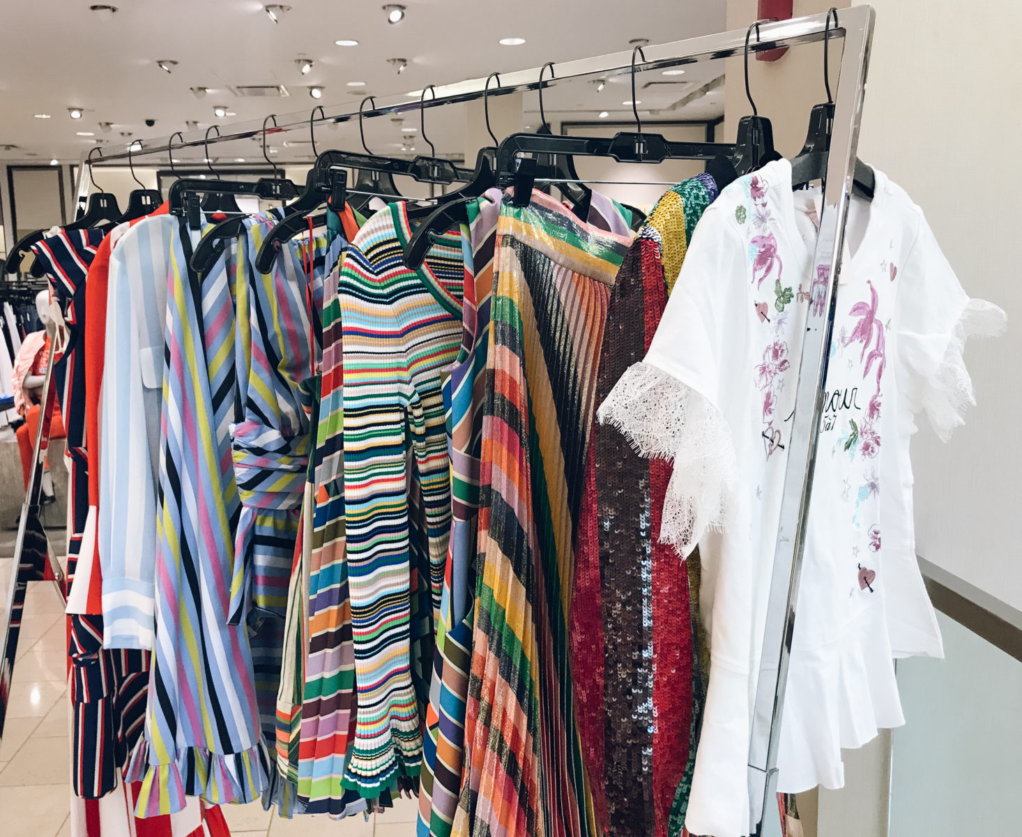 Neiman Marcus CUSP Event , Spring Trend 2018, Rainbow clothing