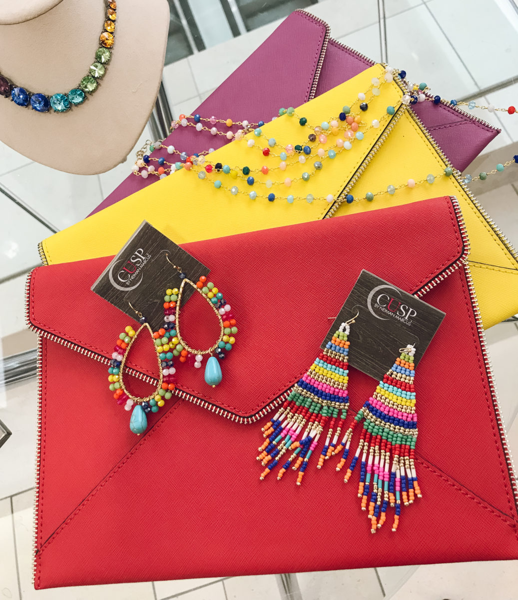 Neiman Marcus CUSP Event ,Spring Trends 2018, Rainbow Earrings, Bold accessories