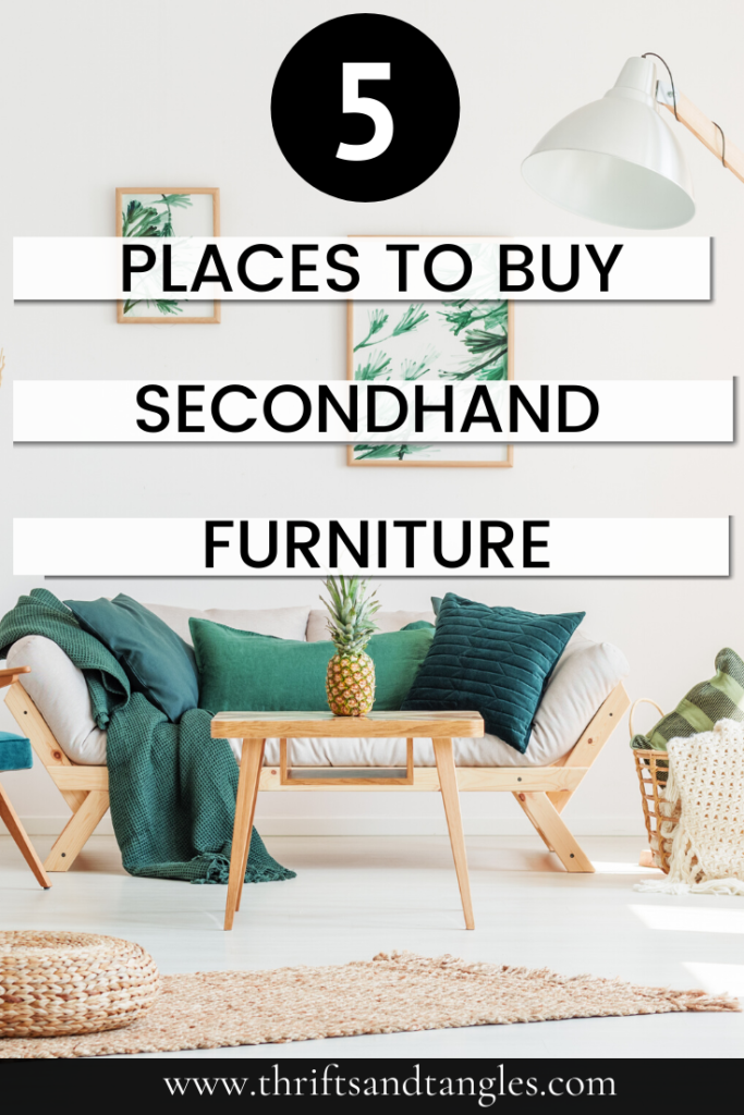 5 Places to Buy Affordable Secondhand Furniture 