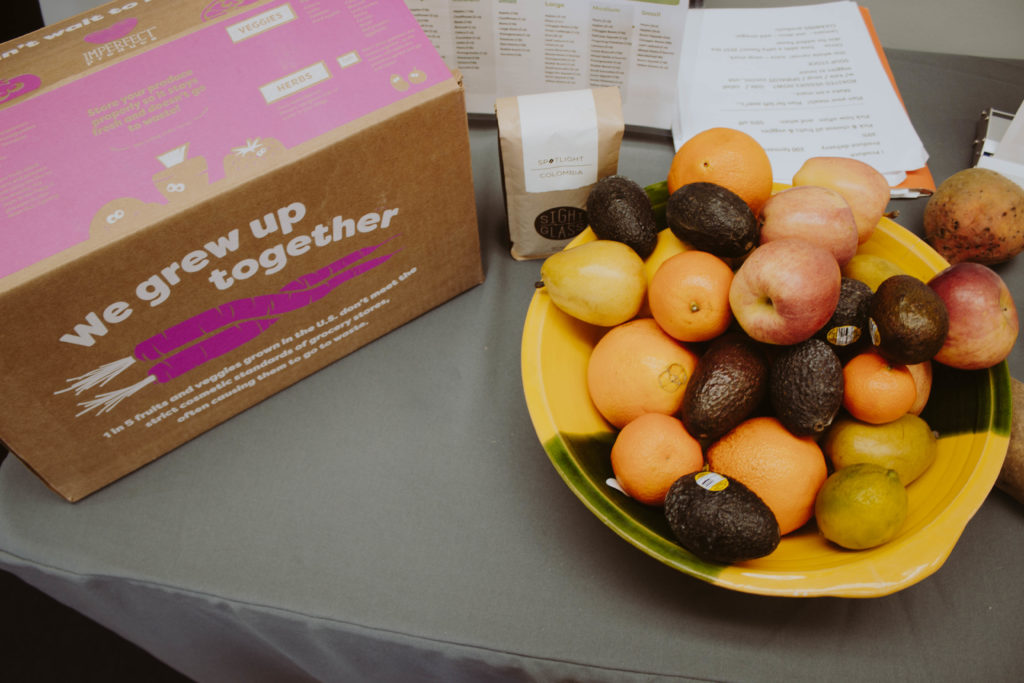 Imperfect Produce Delivery Box and Fruit