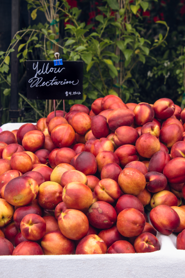 Yellow Nectarines at Atwater Village Farmers Market