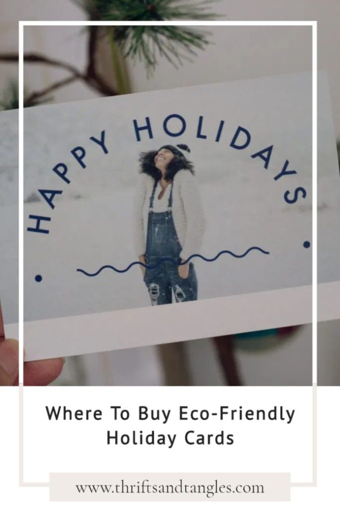 Happy Holidays Ecofriendly Card