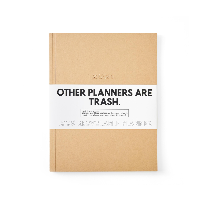 Recycled eco-friendly planner