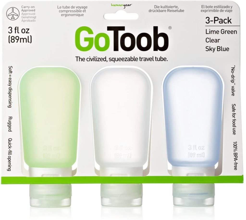 GoToob Silicone Travel Containers