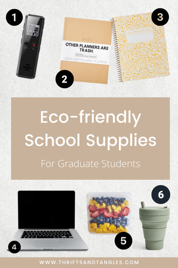 Eco-friendly School Supplies for Grad Students