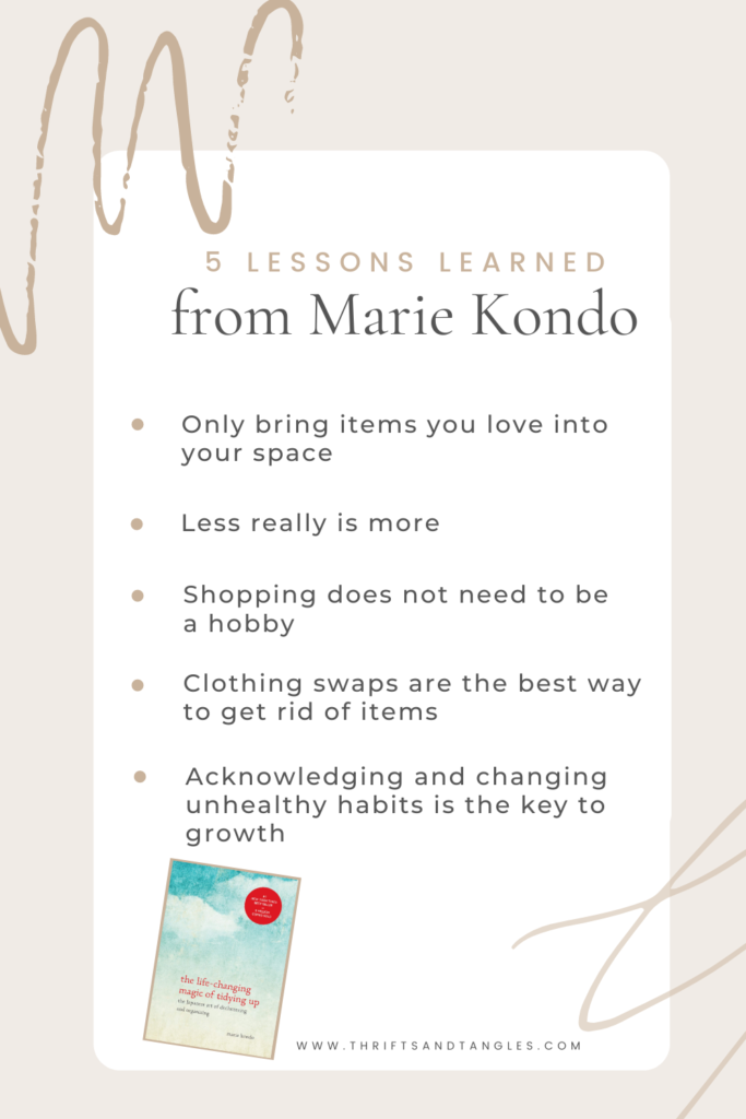 5 Lessons Learned from Marie Kondo's Book and TV Show Tidying Up