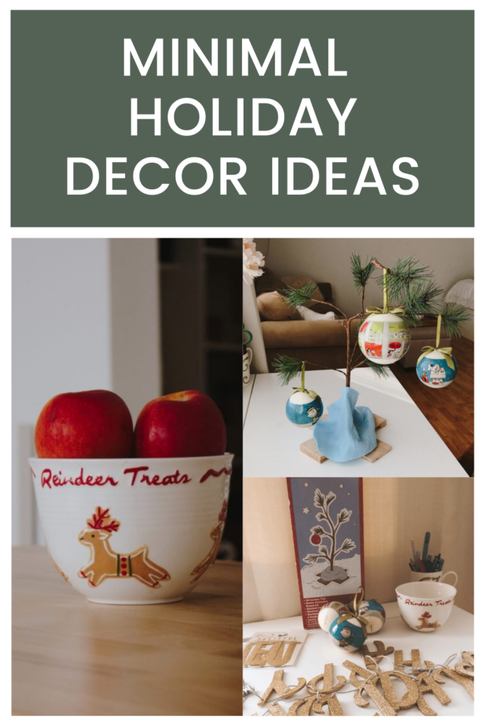 Minimal Holiday Decor Ideas