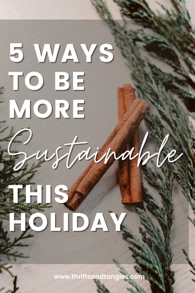 5 Ways to Be More Sustainable This Holiday