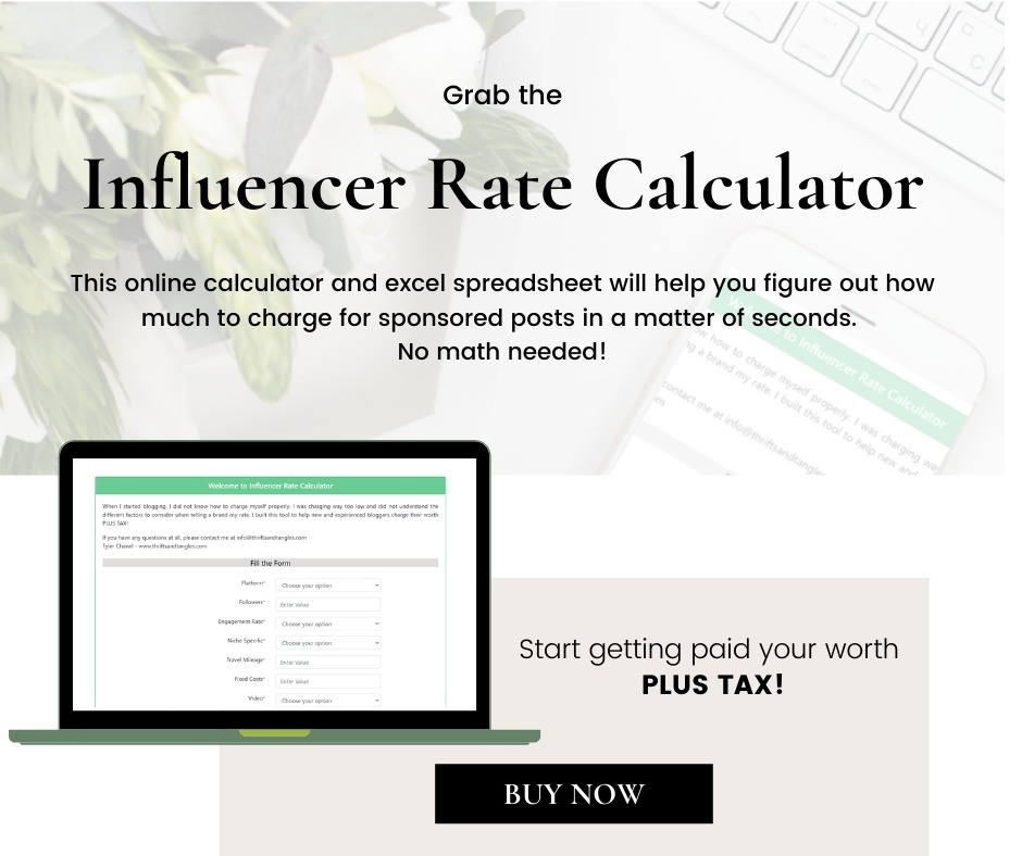 Influencer Rate And Pricing Calculatr