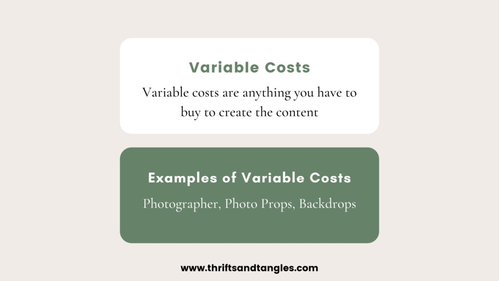 Variable Costs