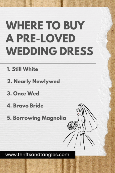 Where to Buy Secondhand Wedding Dress