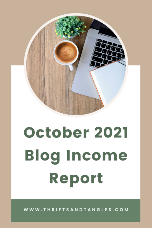 October 2021 Income Report