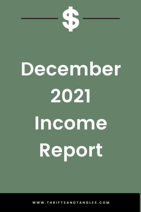 December 2021 Blog Income Report