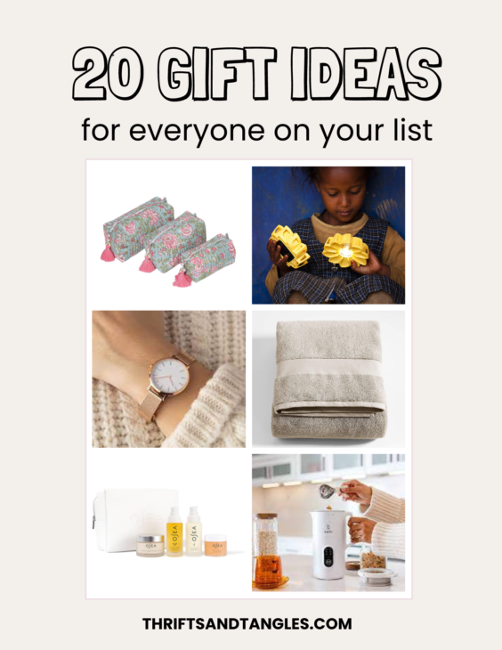 20+ gift ideas for everyone on your list